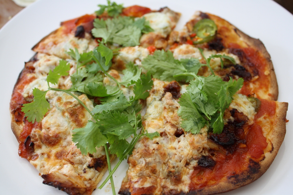 Easy BBQ Chicken Pizza