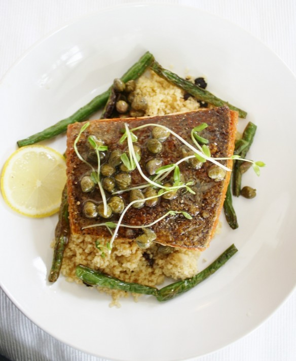 Crispy Skin Arctic Char with Couscous