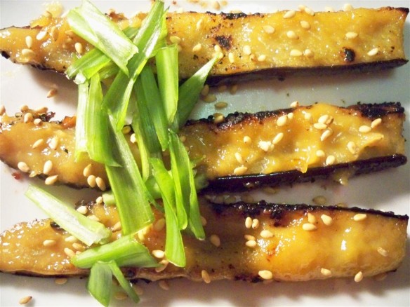 Miso Glazed Eggplant