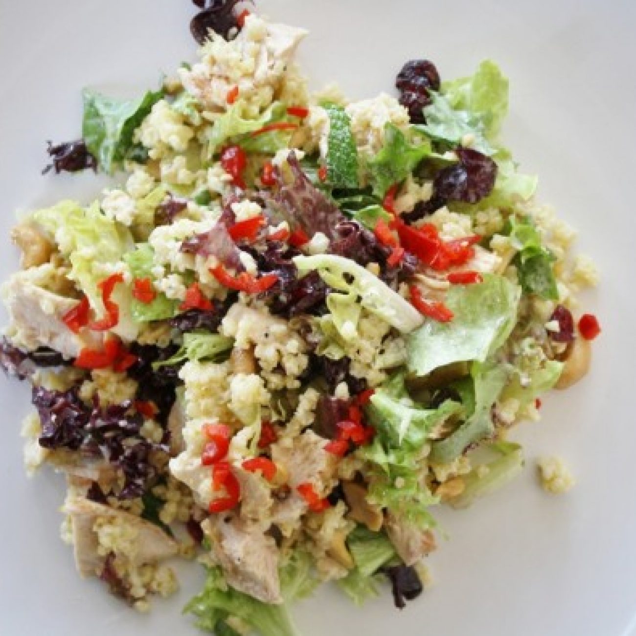 Roast Chicken and Millet Salad