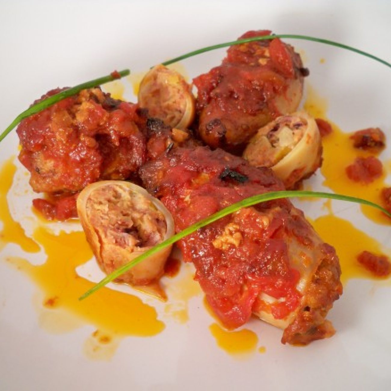 Stuffed Squid with Squid!