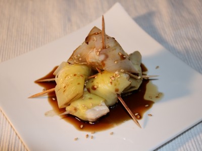 Cod Wrapped in Leeks
