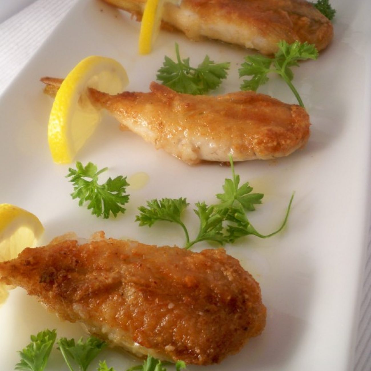 Pan Fried Blow Fish Tails