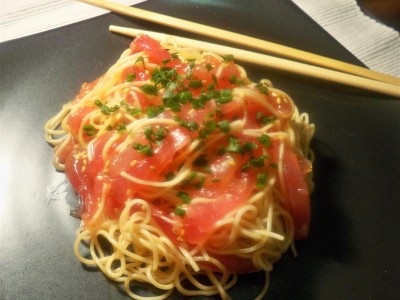Tuna with Soba Noodles (Custom)