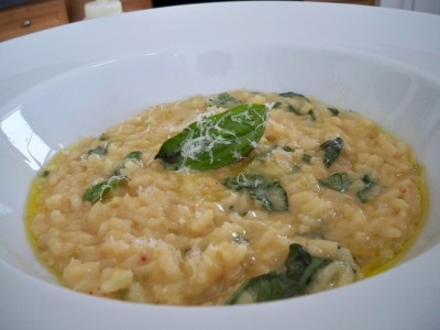 Lemon Basil Risotto