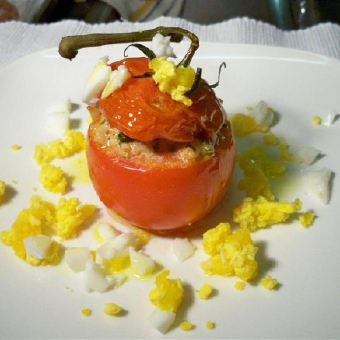 Shrimp Stuffed Tomato