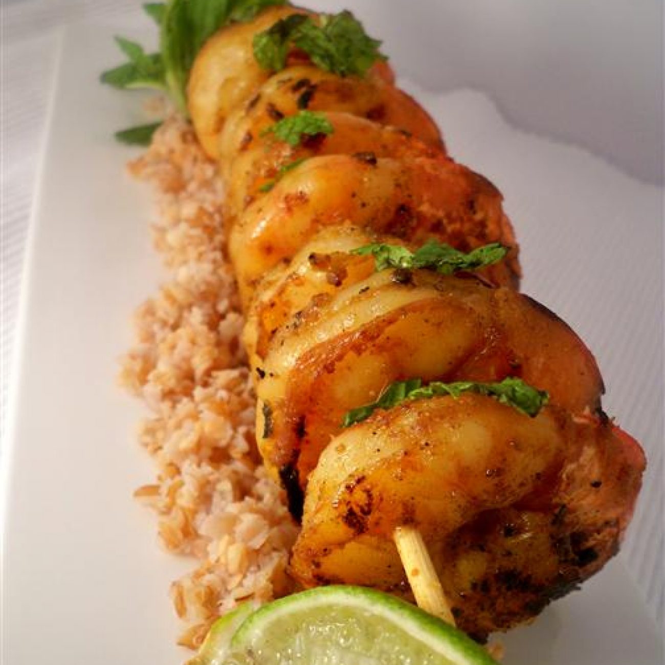 Curry Shrimp with Bulgur Wheat