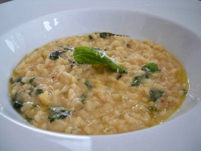 Lemon Basil Risotto