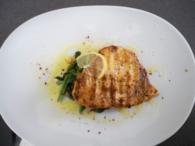Grilled Marinated Sword Fish