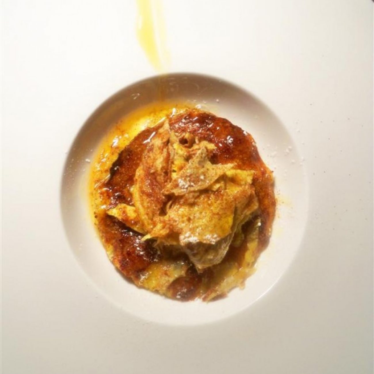 Orange Egg Cinnamon Crepe