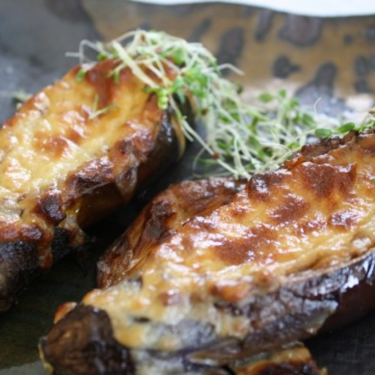 Stuffed Baby Eggplants