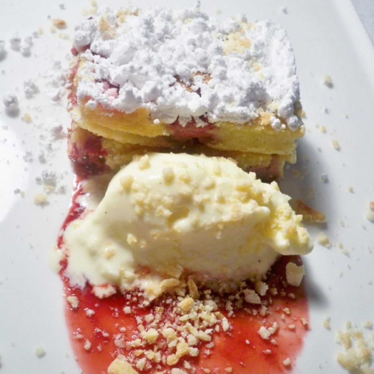 Raspberry Clafouti new style