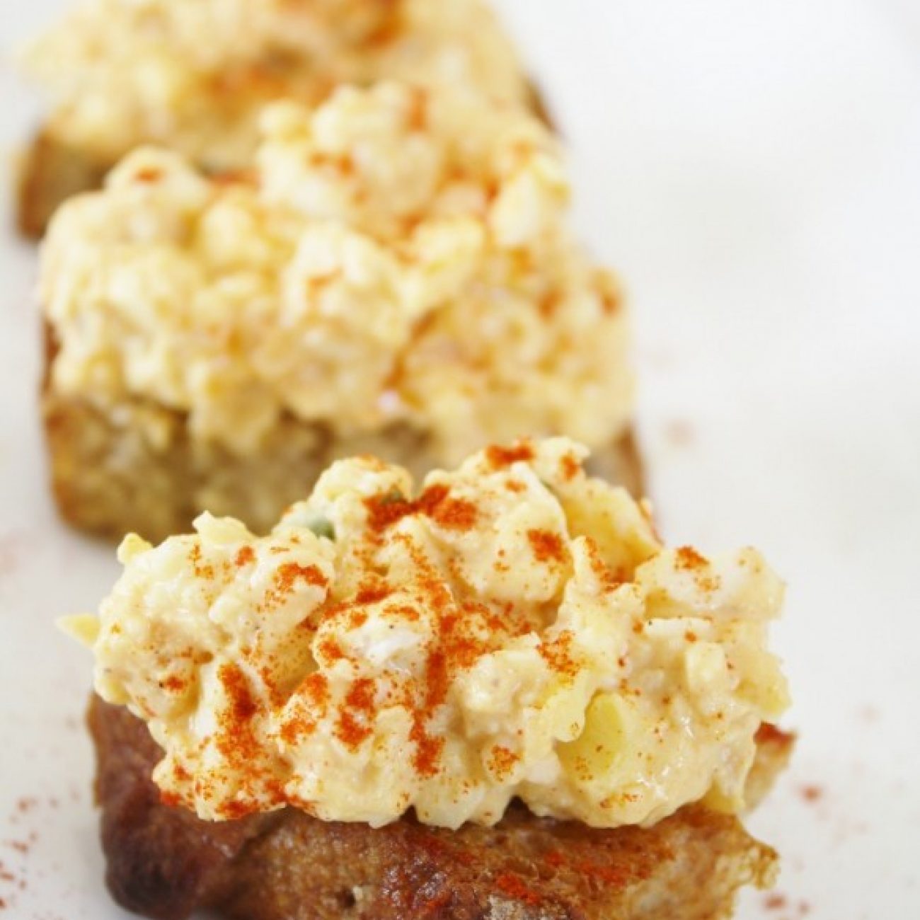 Smoked Paprika Egg Salad Bites